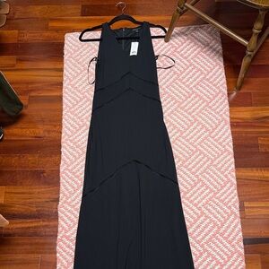 Banana Republic Black V-Neck Dress
